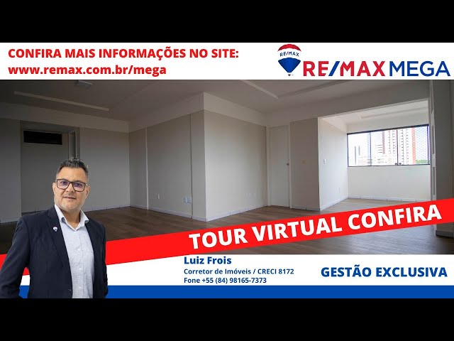 Tour virtual 360 apartamento para venda no Barro Vermelho, Natal/RN