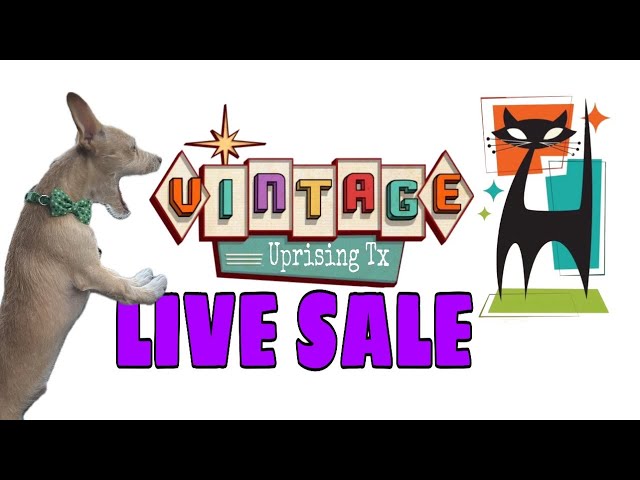 Vintage Live Sale 1/8