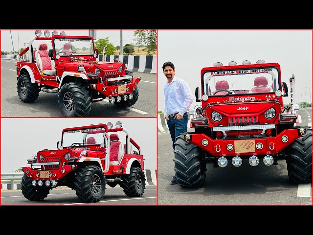 Red Jeep for Gujrat customer by Rajesh jain motor