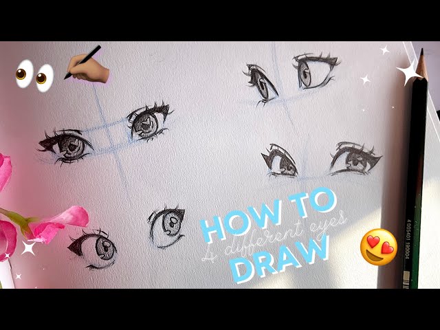 How To Draw 4 Types of Eyes!👀✍🏽My Eye Drawing Secret 🤫| Christina Lorré Tutorial ✍🏽💗✨