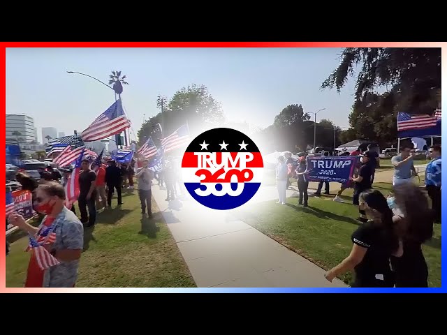 360° Pro-Trump, Pro-America Freedom Rally in Beverly Hills was amazing - #TRUMP360