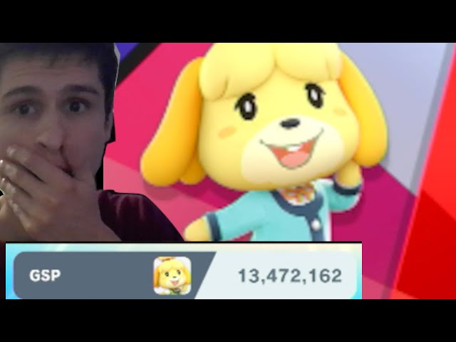 This is Isabelle at 12M GSP (Super Smash Bros Ultimate)