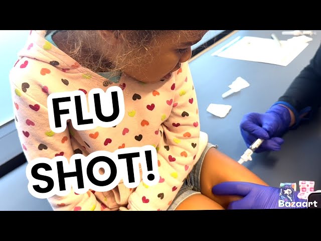 BRAVEST 3 YEAR OLD GETS A FLU SHOT