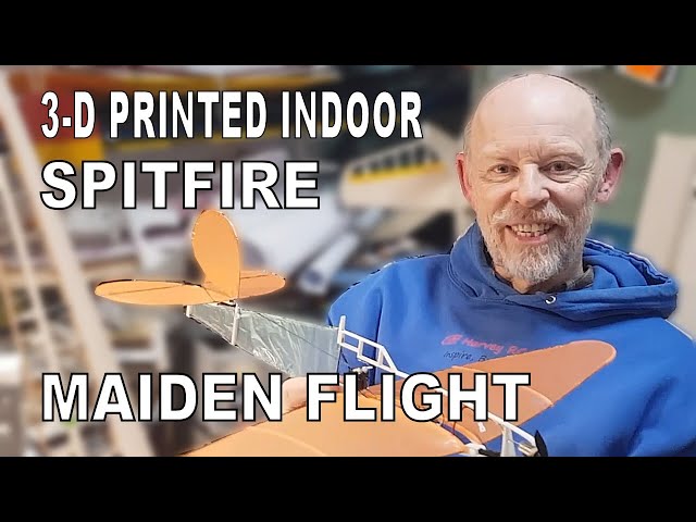 3-D Printed Profile Spitfire Design and Build Maiden Flight