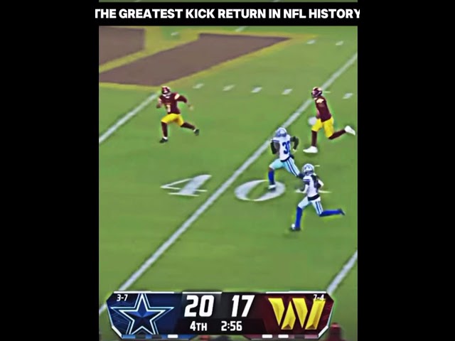 Greatest kick return in NFL history