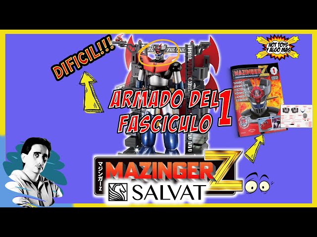 ⭕️ MAZINGER Z Salvat Fascículo 1 ¡DIFICIL! no lo armes sin ver! ⭕️ #mazingerz