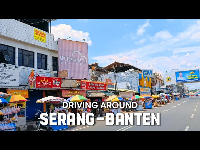 Driving around Serang - Banten when the city is quiet!#driving