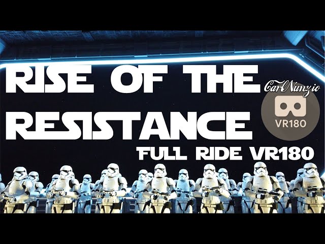 Rise of the Resistance 3D VR180 Experience | Disney World's Galaxy's Edge (VR Headset Recommended)