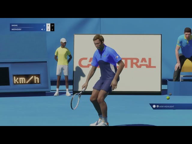 PS5 #TennisWorldTour 2 #Medvedev UnderArm Serve #ausopen2022