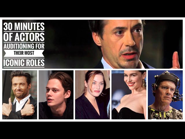 30 Minutes Of Actors Auditioning For Their Most Iconic Roles