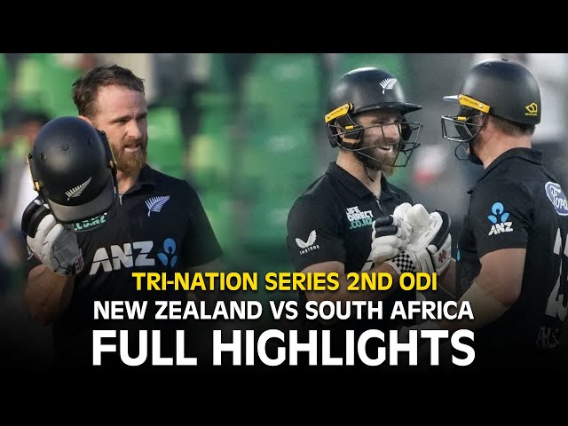 Full Highlights | New Zealand vs South Africa | 2nd ODI | Tri-Nation Series 2025 | PCB | M3J1K