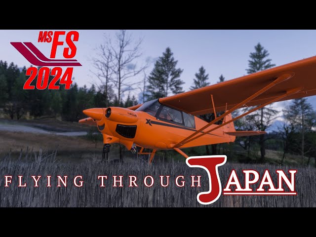 MSFS 2024 | Flying Through Japan at Sunset