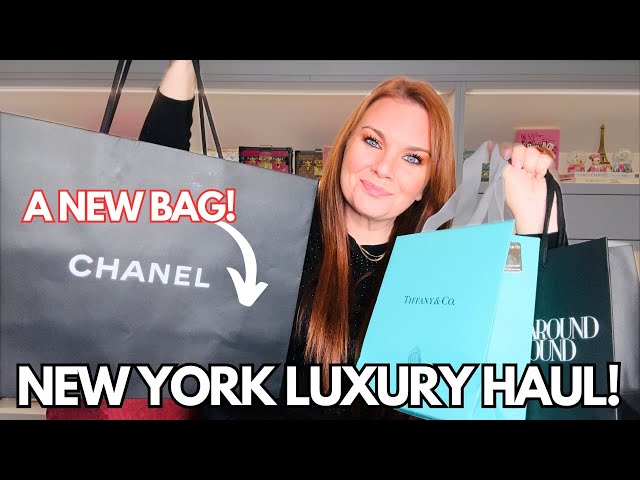 LUXURY HAUL UNBOXINGS FROM NEW YORK! Chanel, Tiffany, WGACA...