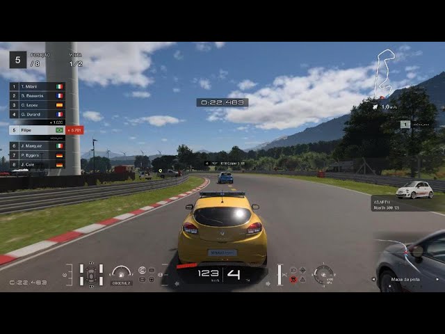 Gran Turismo 7: 3 Laps at the European Amateur Cup Circuit with the Renault Mégane Safety Car!