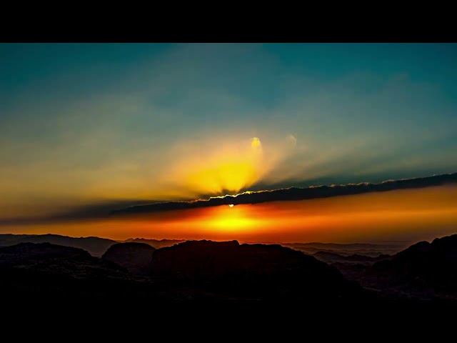 [4k] Sunset Sunrise Background Video Loop | No Sound 5min