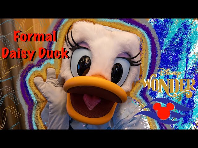 Daisy Duck's Formal Night Meet and Greet on the Disney Wonder! 3D VR180