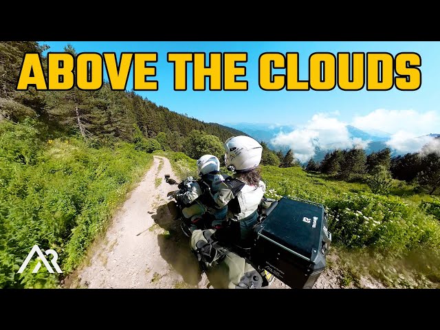 Riding ABOVE THE CLOUDS on the TET in Artvin Turkey (plus a SECRET CAMP)