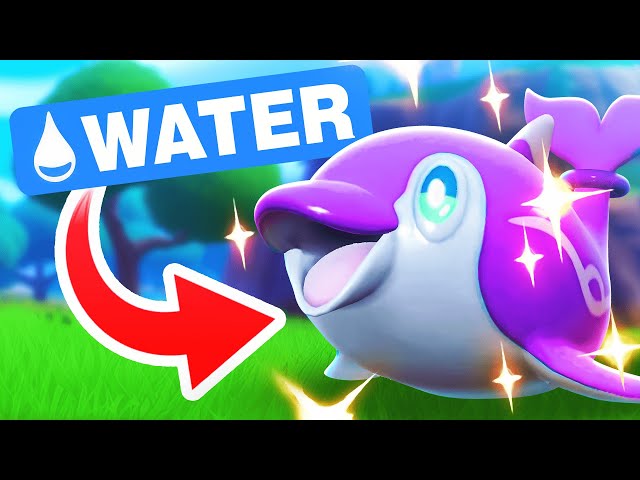 100% Shiny WATER Pokemon Locations in Scarlet & Violet