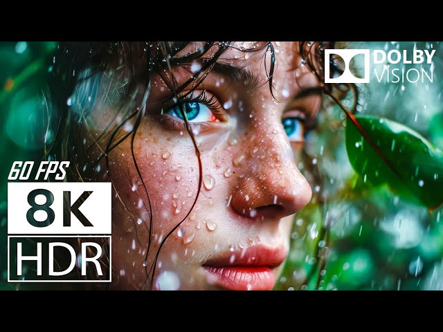 8K HDR 60FPS Dolby Vision - Technology image of the future - Inspiring Cinematic Music