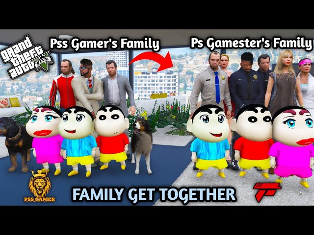 GTA 5: Franklin Visit PSS Gamer's New Penthouse 😰Shinchan Want To leave in PSS Gamer 🏚️Ps Gamester