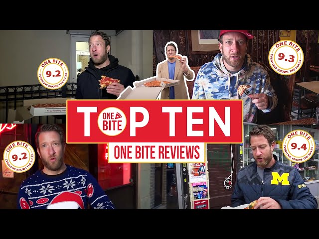 Dave Portnoy's Top 10 Highest EVER One Bite Barstool Pizza Review Scores