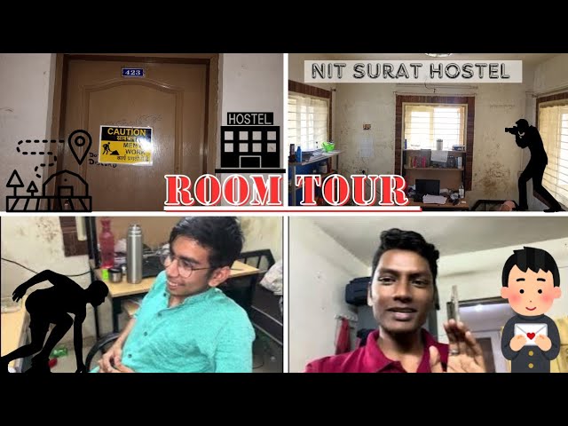 My  Hostel Room Tour 😍 | NIT Surat   | Svnit surat | jee mains #svnit #nitsurat #roomtour #hostel