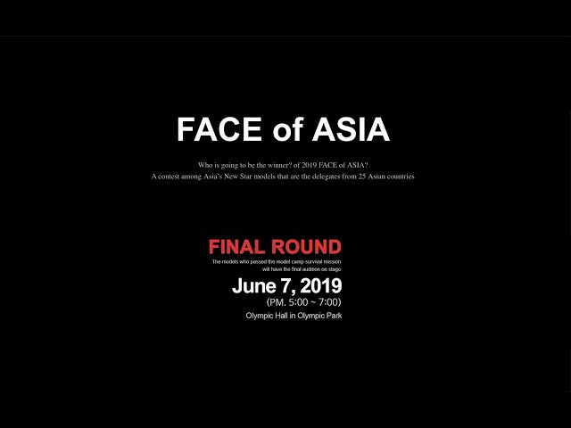 [BEMYTV] 2019 Face of Asia-Full version