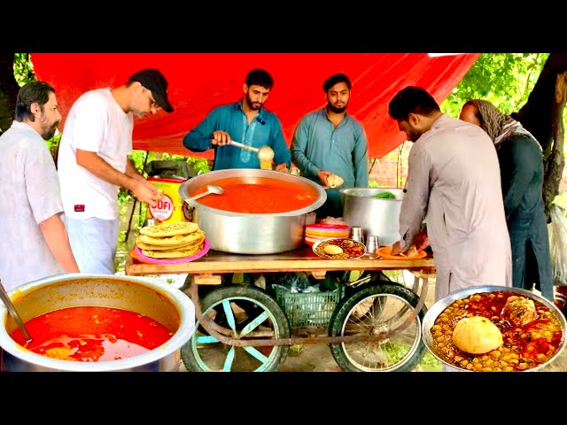 50/- RS - LAHORI PUNJABI DESI NASHTA | CHEAP BREAKFAST FOOD STREET | LAHORI NASHTA