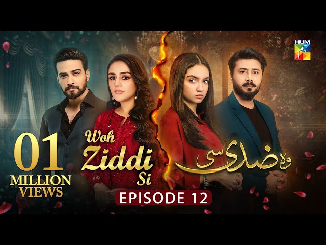 Woh Ziddi Si - Episode 12 - 19th October 2024 [ Aina Asif & Ali Abbas ] - HUM TV