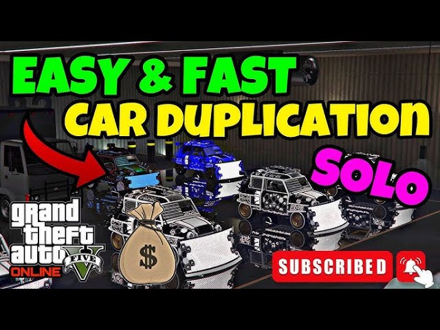 Solo Duplication glitch gta 5 online / unlimited ALL PLATFOTMS, GTA  5 money glitch