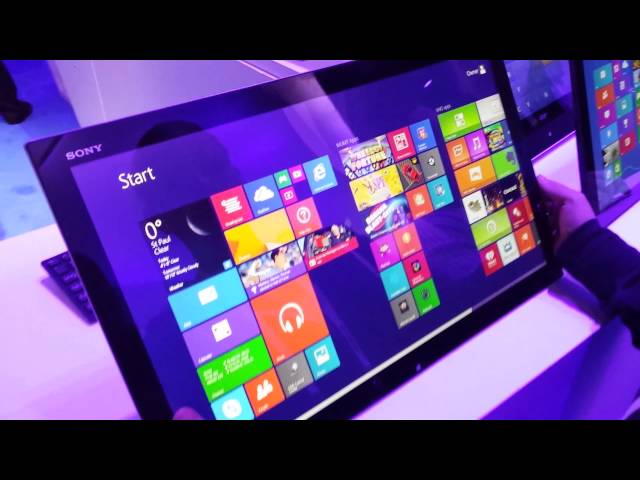 Reviewing Sony All In One at CES 2014