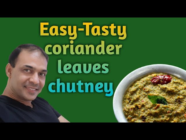 Easy Tasty Coriander Leaves chutney