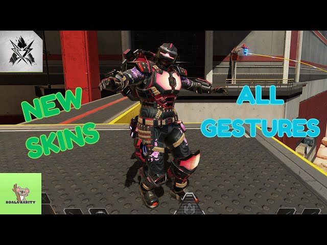 New Epic Skin for Newcastle (Wallflower), All Gestures. [Apex Legends - VOD - Feb.25]