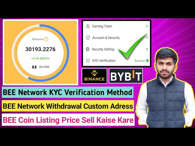 BEE Network Withdrawal | BEE Network KYC Verification | BEE Mining App Wallet Custom Adress Bee Coin