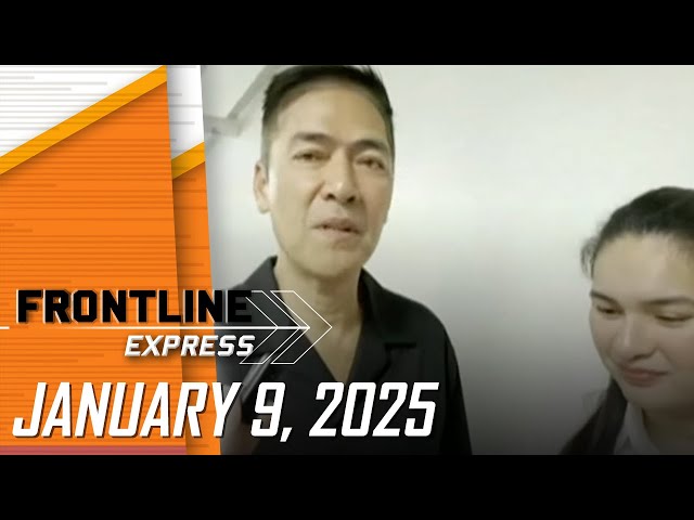 FRONTLINE EXPRESS LIVESTREAM | January 9, 2025 | 2:30PM