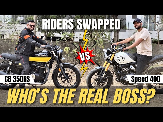 Triumph Speed 400 My25 VS Honda CB 350RS Comparison | Ride review