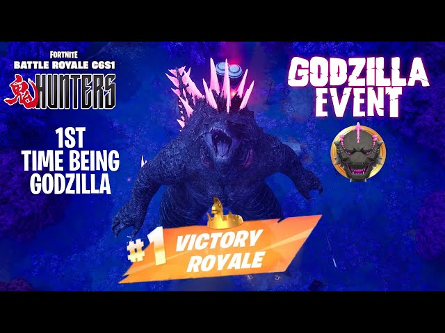 1st Time Being GODZILLA! #fortnite #chapter6season1 #hunters #monarch #event