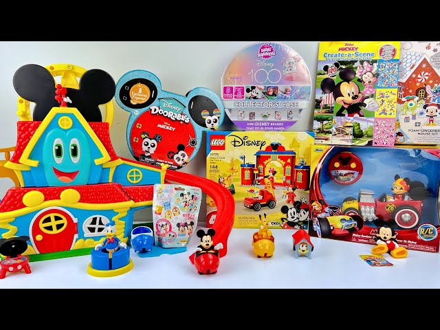 Mickey Mouse Toys Collection Unboxing Review | Roller Coaster Jumbo Fun House