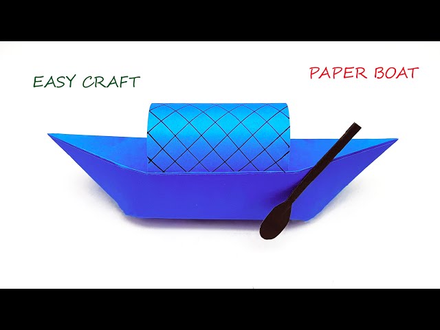 How To Make A Paper Boat That Floats | Paper Boat Making Tutorial