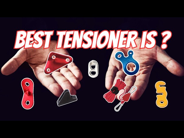 7 Best Guyline Tensioners Explained – Everything You Need in One Video! #ropebuckle  #campingtips