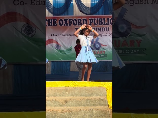 Vande Mataram I Republic Day 2025 Special l dance school program video #program #bundu #school