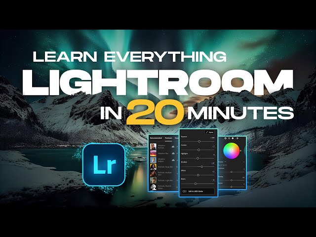 EVERY TOOL Explained in 20 MINUTES! Adobe Lightroom Tutorial