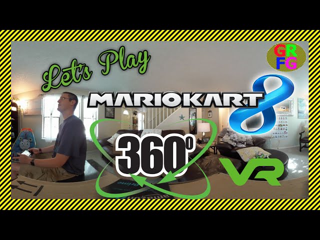 360 Gaming - Mario Kart 8 in 360 video - Sit next to me while I play Mario Kart 8!  INTERACTIVE VR