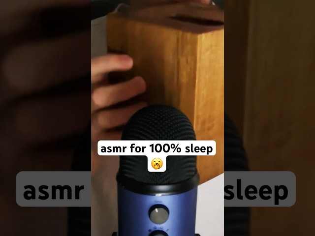 #asmr for 100% sleep 🥱