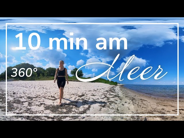 eine Runde am Meer sitzen | Ostsee | 360° Video 🌐 | 4k Vision Pro