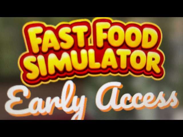 Jeg spiller fast food simulator