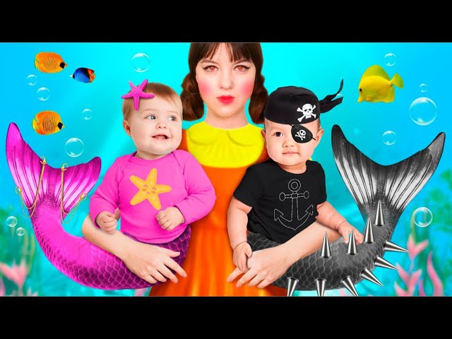 Good Mermaid VS Bad Mermaid || My New Nanny is a Superhero!