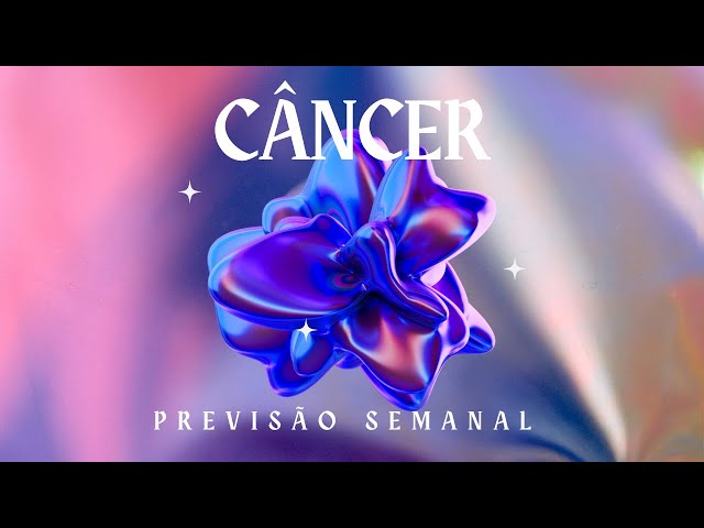 ♋️PREVISÃO SEMANAL 08 a 14 de Janeiro 2024✨