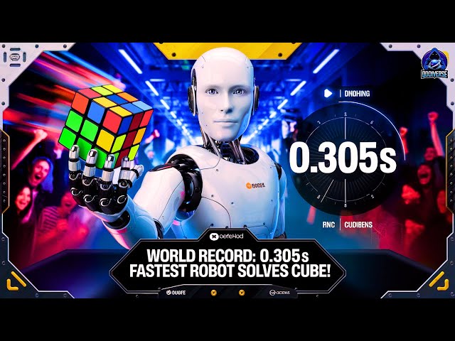 Robot Solves Rubik's Cube in 0 305 Seconds - Breaks World Record