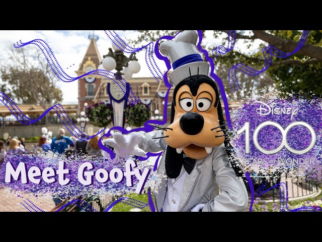 Check out Goofy in his 100th Anniversary outfit at Disneyland California in 3D VR180